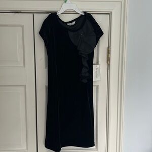 KC Parker black velvet dress size 8